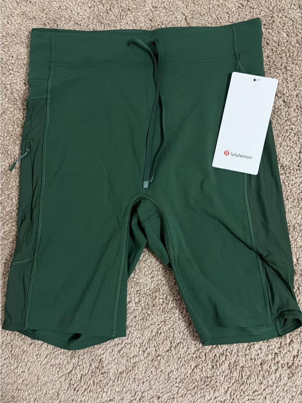 lululemon athletica Men's Forest Green Athletic Shorts